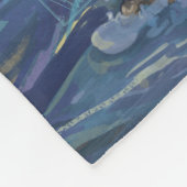 Zeemeermin Kasteel Fleece Deken (Hoek)