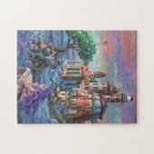 Zeemeermin Kasteel Legpuzzel (Horizontaal)