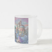 Zeemeermin Kasteel Matglas Koffiemok (Voorkant rechts)