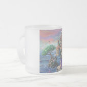 Zeemeermin Kasteel Matglas Koffiemok (Voorkant links)
