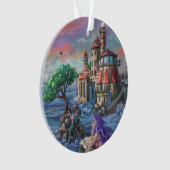 Zeemeermin Kasteel Ornament (voorkant)