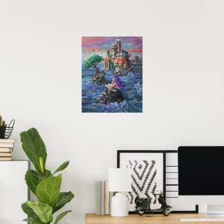 Zeemeermin Kasteel Poster
