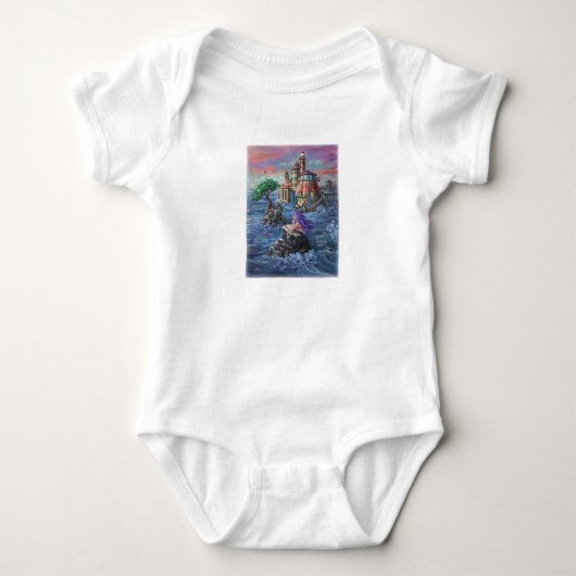 Zeemeermin Kasteel Romper (Voorkant)