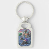 Zeemeermin Kasteel Sleutelhanger (Voorkant)