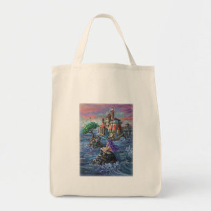 Zeemeermin Kasteel Tote Bag