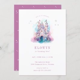 Zeemeermin Kasteel Verjaardagsfeest Kaart