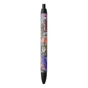 Zeemeermin Kasteel Zwarte Inkt Pen