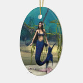 Zeemeermin Keramisch Ornament (Links)