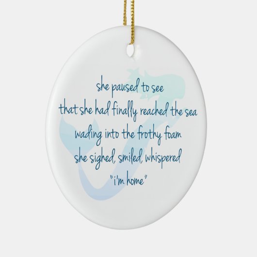 Zeemeermin Keramisch Ornament (Rechts)