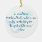 Zeemeermin Keramisch Ornament (Voorkant)