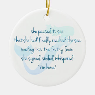 Zeemeermin Keramisch Ornament