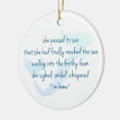 Zeemeermin Keramisch Ornament (Links)