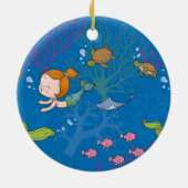 Zeemeermin Keramisch Ornament (Achterkant)