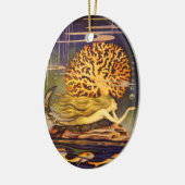  zeemeermin keramisch ornament (Links)