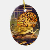  zeemeermin keramisch ornament (Achterkant)
