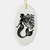 Zeemeermin Kerst Ornament (Rechts)