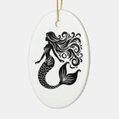 Zeemeermin Kerst Ornament (Links)