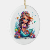 Zeemeermin Kerst Ornament (Rechts)