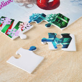 Zeemeermin Kerstmis  Legpuzzel (Zijkant)