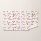 Zeemeermin kerstpatroon bad handdoek (Handdoek)