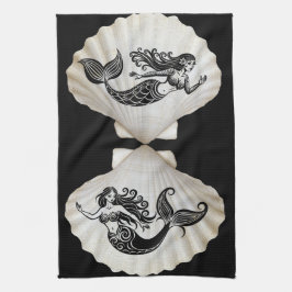 Zeemeermin keukenhanddoek
