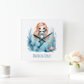 Zeemeermin Kinder Baby kinderkamer klok (Huis)