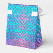 Zeemeermin kinderen Verjaardag Bedankdoosjes (Achterkant)