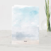 Zeemeermin Kisses onder het Zee gepersonaliseerde  Kaart (Achterkant)