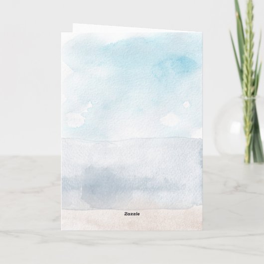 Zeemeermin Kisses onder het Zee gepersonaliseerde  Kaart (Achterkant)