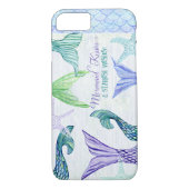 Zeemeermin Kisses Starfish Vermaakt Gezegde Waterv Case-Mate iPhone Case (Achterkant)
