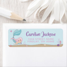 Zeemeermin Kisses Starfish Wishes Birthday