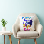 Zeemeermin Kisses & Starfish Wishes Waterverf Beac Kussen (Stoel)