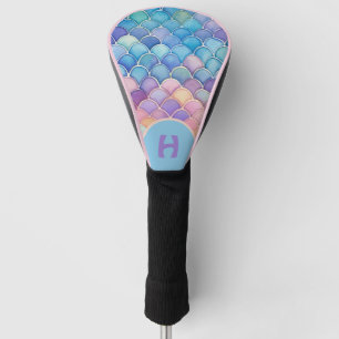 Zeemeermin kleuren met Monogram Custom Design Golfheadcover