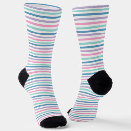 Zeemeermin Kleuren Regenboog Sokken
