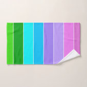 Zeemeermin Kleurstrepen Bad Handdoek (Handdoek)