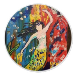 Zeemeermin knop trekken