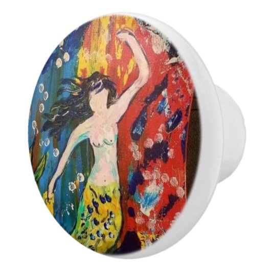 Zeemeermin knop trekken (Rechts)