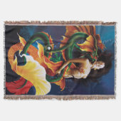 Zeemeermin Koi Dragon Fantasy Deken (Voorkant)