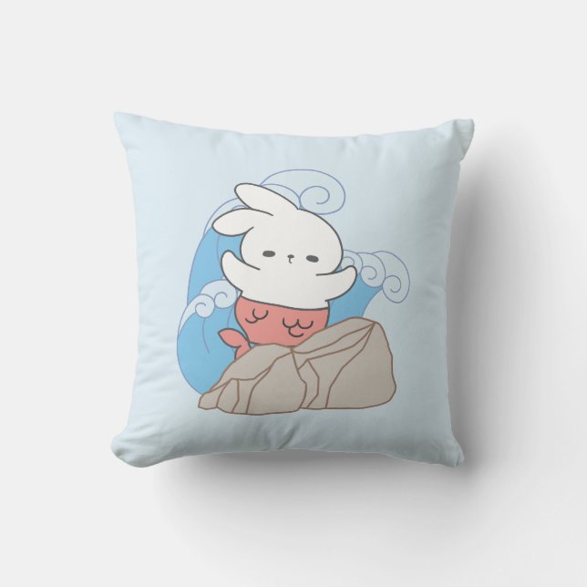 Zeemeermin konijn avonturen een plons van de zomer kussen (Voorkant)