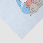 Zeemeermin konijn avonturen een plons van de zomer tissuepapier (Detail)