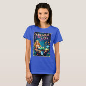 Zeemeermin Koningin Vrouwen Ocean Goddess Fantasy  T-shirt (Voorkant volledig)