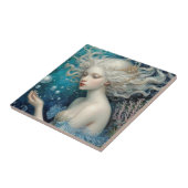 Zeemeermin Koraal onder het Zee Fantasy Tegeltje (Zijkant)