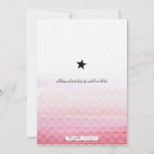 Zeemeermin krachtens de uitnodiging van de Birthda (Achterkant)