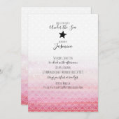 Zeemeermin krachtens de uitnodiging van de Birthda (Voorkant / Achterkant)