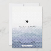 Zeemeermin krachtens de uitnodiging van de Birthda (Achterkant)