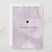 Zeemeermin krachtens de uitnodiging van de Birthda (Achterkant)