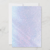 Zeemeermin krachtens de uitnodiging van de Birthda (Achterkant)