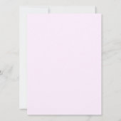 Zeemeermin krachtens de uitnodiging van de Birthda (Achterkant)