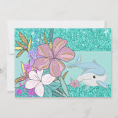 Zeemeermin krachtens het Zee 4e uitnodiging (Achterkant)