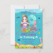 Zeemeermin krachtens het Zee 8e uitnodiging (Voorkant)